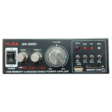 Підсилювач звуку AK-698D FM USB Караоке 2x300 Вт