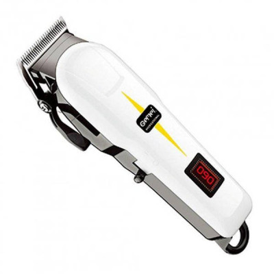 Машинка для стрижки акумуляторна Gemei GM 6008 Біла