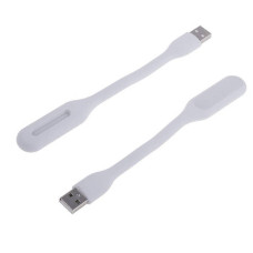 Портативний гнучкий LED USB світильник white