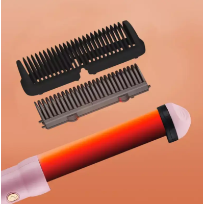 Гребінець випрямляч для волосся Fashion Hairdresser S9 Рожева