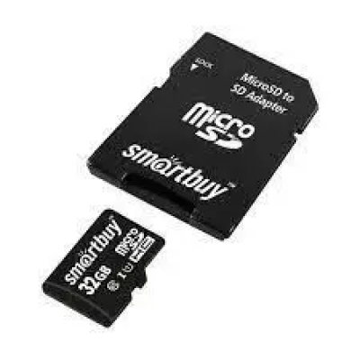 Картка пам'яті SmartBuy 32 GB class 10 з адаптером