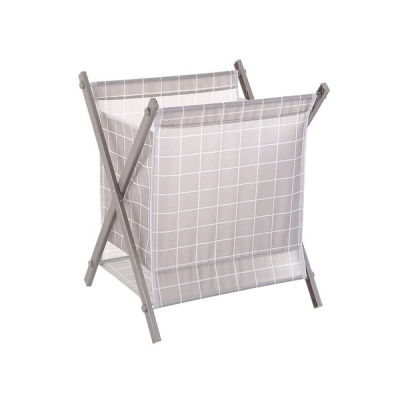 Складний кошик для білизни Laundry Storage Basket в клітинку