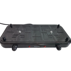 Електроплита спіральна Rainberg RB-888 2400 Вт 2 конфорки Чорна