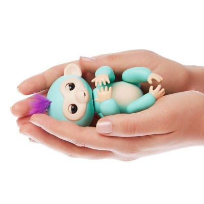 Інтерактивна мавпочка fingerlings happy monkey Бірюзовий