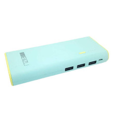 Power Bank Mz-30000 mAh 3USB+LED ліхтар бірюза