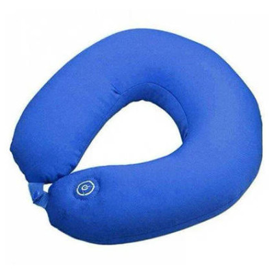 Подушка підголовник масажна Neck Massage Cushion Синя