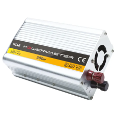 Інвертор автомобільний PowerMaster 12V-220V 500W