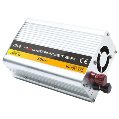 Інвертор автомобільний PowerMaster 12V-220V 500W