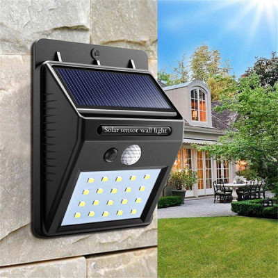 Стінний вуличний світильник Solar motion SH09-20 (На сонячній батареї) Без датчика руху
