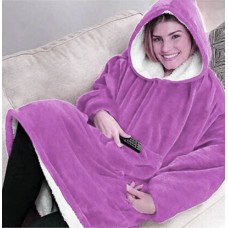 Толстовка-плед з капюшоном Huggle Hoodie Бузковий