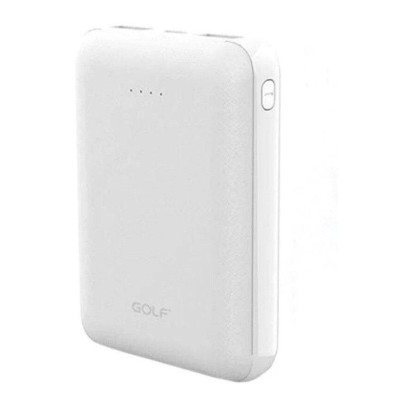 Зовнішній акумулятор Power bank GOLF G62 10000 mAh Білий