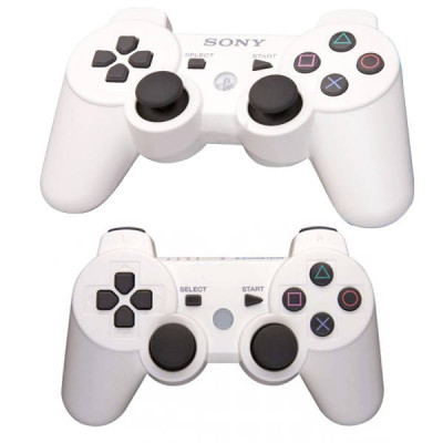 Бездротовий джойстик геймпад PS3 DualShock 3 Білий