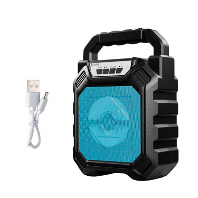 Портативна бездротова колонка Bluetooth SK-668 Блакитна