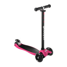 Самокат дитячий Best Scooter 0072R, колеса PU світяться Рожевий