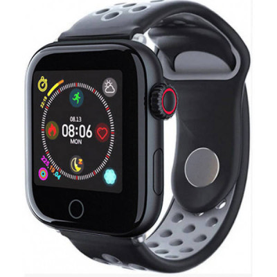 Смарт-годинник з пульсометром Z7 Fit Black grey (чорний обідок)