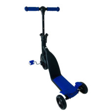 Cамокат-велобіг-велосипед 3 в 1 Children Car Scooter Синій