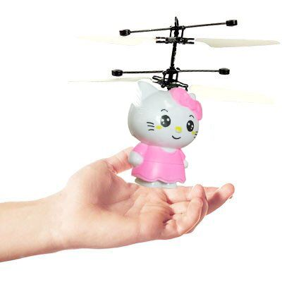 Літаючий сенсорний шар, що світиться, вертоліт Sensor Flying Ball Hello Kitty