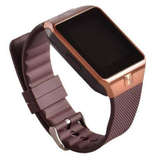 Розумний годинник Smart Watch DZ09 Коричневий із золотом
