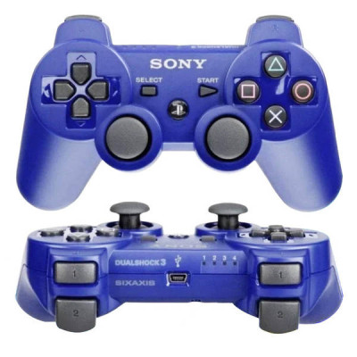 Бездротовий джойстик геймпад PS3 DualShock 3 Синій