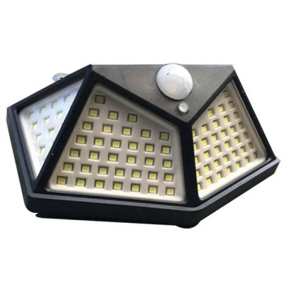 Вуличний ліхтар прожектор на сонячній батареї Solar Wall Lamp SH-100 Чорний