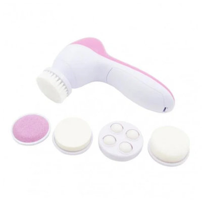 Універсальний масажер для обличчя та тіла Massager 5in1 AE-8782 Рожевий