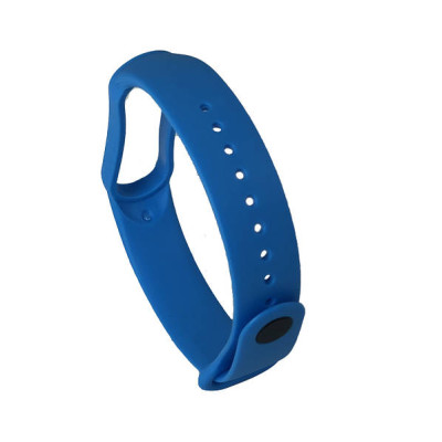 Ремінець силіконовий для Xiaomi Mi Band 5 №14 світло-блакитний
