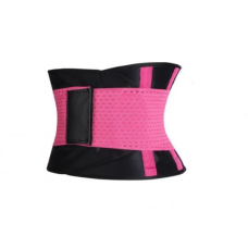Пояс для схуднення Hot Shapers Belt Power Чорний з рожевим р-р XXL