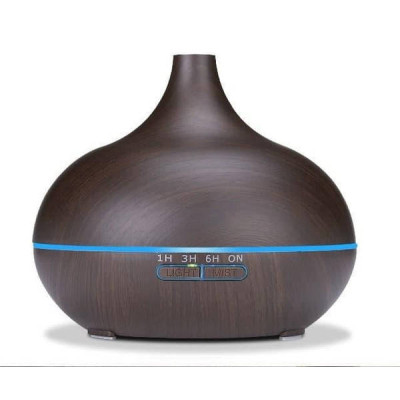 Зволожувач повітря Aroma Diffuser 7 LED color 300 мл темне дерево