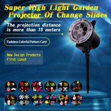 Лазерний проектор з пультом Garden Projector Card change на 12 слайдів