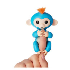 Інтерактивна мавпочка fingerlings happy monkey Синій