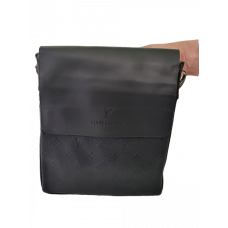 Чоловіча сумка-планшет через плече Louis Vuitton Чорна