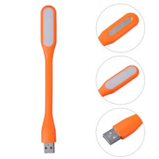 Портативний гнучкий LED USB світильник orange