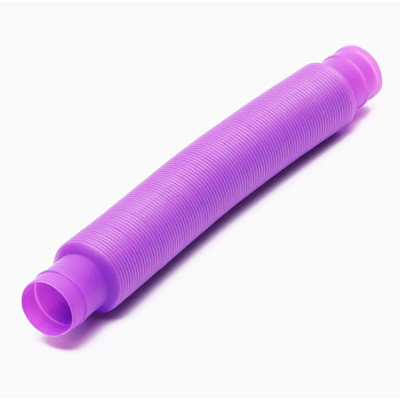Розвиваюча дитяча іграшка антистрес Pop Tube 20 см Фіолетова