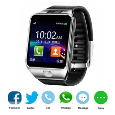 Розумний годинник Smart Watch DZ09 чорний з сірим обідком