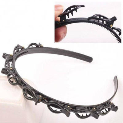 Обруч для волосся із шпильками Hair Twister Headband Чорний