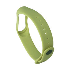Ремінець силіконовий для Xiaomi Mi Band 3/4 №26 жовто-зелений