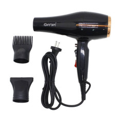 Фен для волосся Gemei GM-1780 3000 Вт з холодним обдуванням та 2 режимами температури Чорний