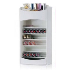 Вертикальний органайзер для косметики Cosmake Lipstick & Nail Polish Organizer № B47 Білий