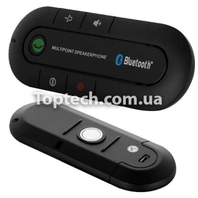Автомобільний бездротовий динамік гучномовець Bluetooth Hands Free kit HB 505 Чорний