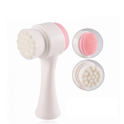 Багатофункціональна 3D щітка для обличчя Facial Cleansing Brush Рожева