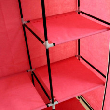 Складна тканинна шафа Storage Wardrobe 68110 Рожевий