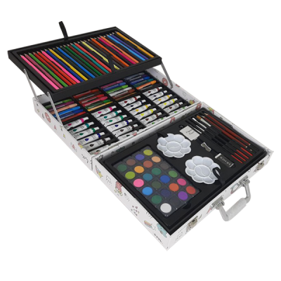 Дитячий набір для малювання 145 речей Білий