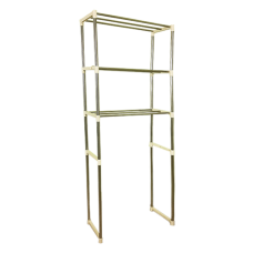 Туалетний стелаж для зберігання NEW STORAGE RACK 25x55x150 см Білий