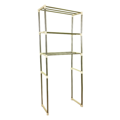 Туалетний стелаж для зберігання NEW STORAGE RACK 25x55x150 см Білий