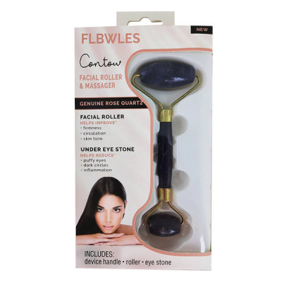 Роліковий масажер для підтяжки обличчя Flawless Contour Фіолетовий