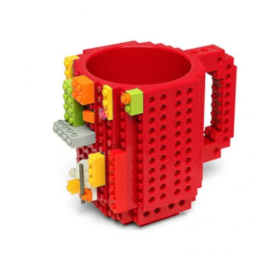 Кружка - конструктор LEGO 350 мл Червона