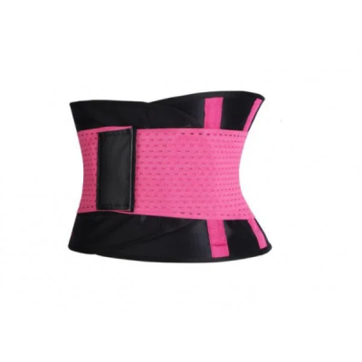 Пояс для схуднення Hot Shapers Belt Power Чорний з рожевим р-р L
