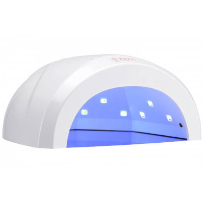 Гібридна лампа Sun One для сушіння нігтів UV/LED 48w, матова біла