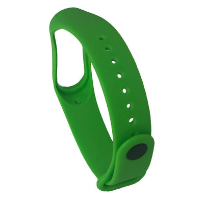 Ремінець силіконовий для Xiaomi Mi Band 3/4 №22 салатовий