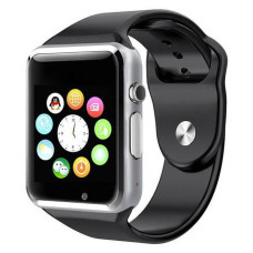 Розумний Годинник Smart Watch А1 silver (англ. версія) + Навушники подарунок